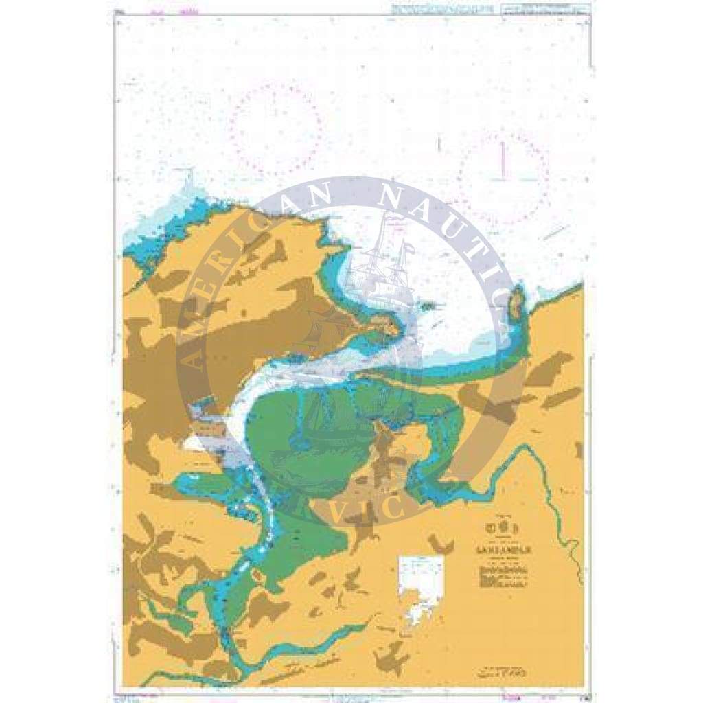 British Admiralty Nautical Chart 1145: Santander