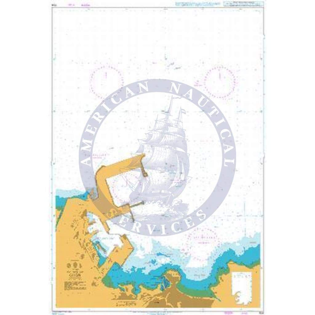 British Admiralty Nautical Chart 1154: Gijon