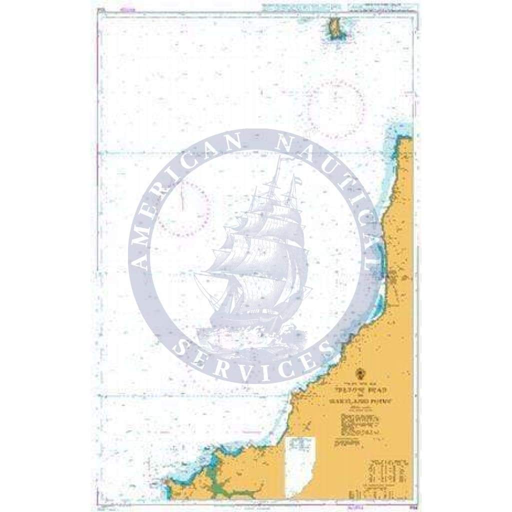 British Admiralty Nautical Chart 1156: England – West Coast, Trevose Head to Hartland Point