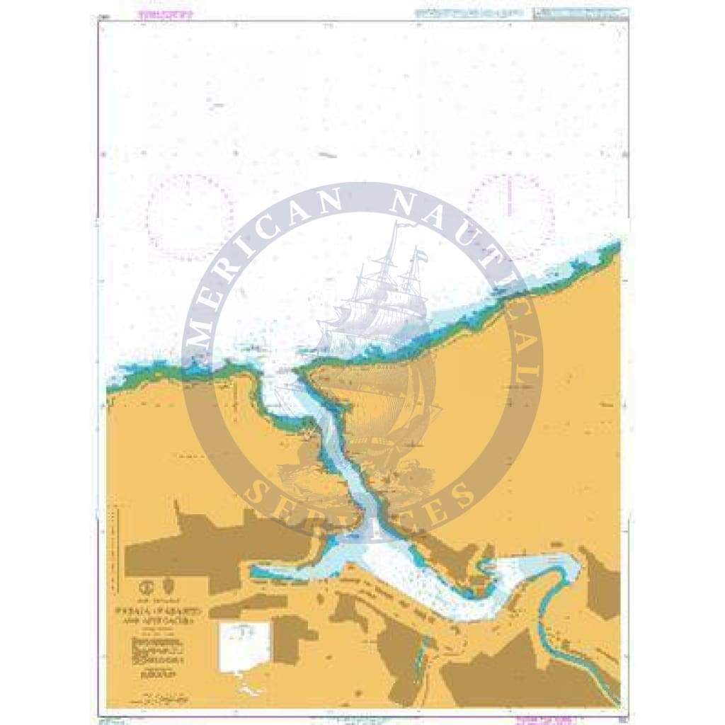 British Admiralty Nautical Chart 1157: Pasaia (Pasajes) and Approaches