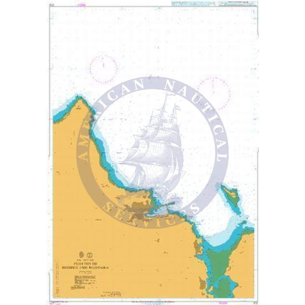 British Admiralty Nautical Chart 1172: Puertos de Bermeo and Mundaka