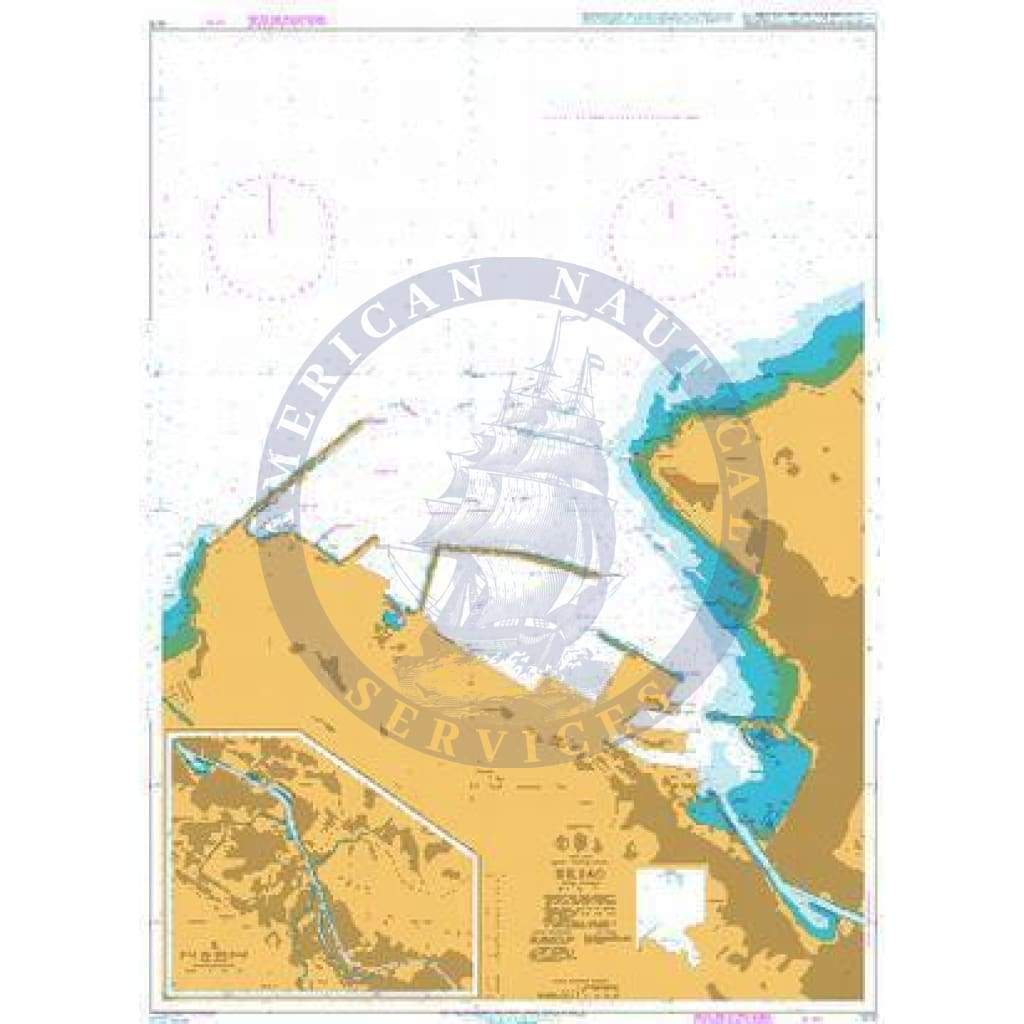 British Admiralty Nautical Chart 1173: Spain - North Coast, Bilbao