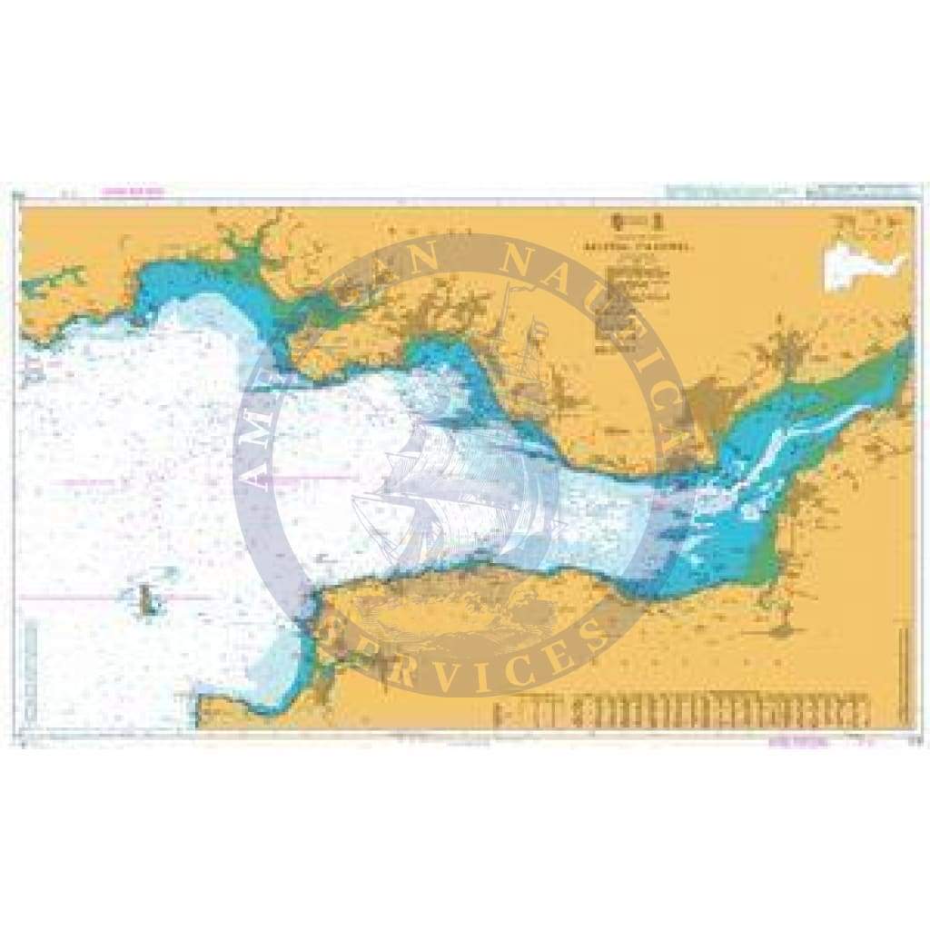 British Admiralty Nautical Chart  1179: Bristol Channel