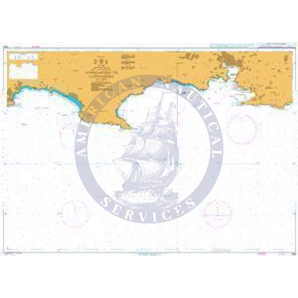 British Admiralty Nautical Chart 1189: Approaches to Cartagena