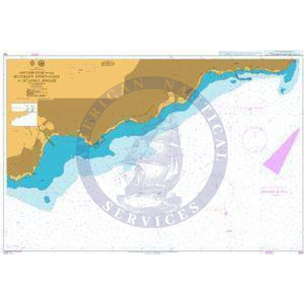 British Admiralty Nautical Chart 1195: Turkey – Marmara Denizi, Anchorages in the Southern Approaches to Istanbul Bogazi (The Bosporus)