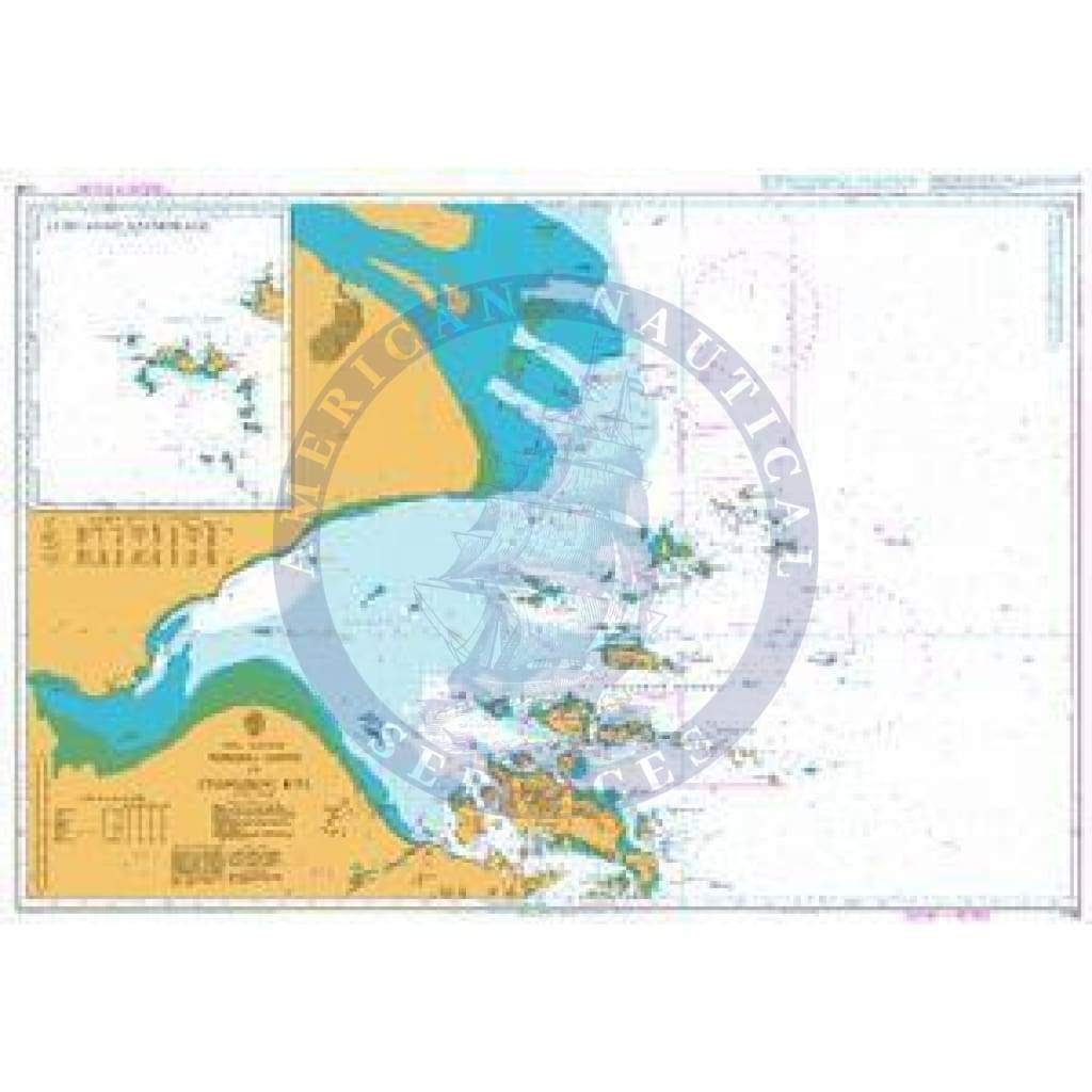 British Admiralty Nautical Chart 1199: China - East Coast, Ningbo Gang To Changjiang Kou. Luhuashan Anchorage