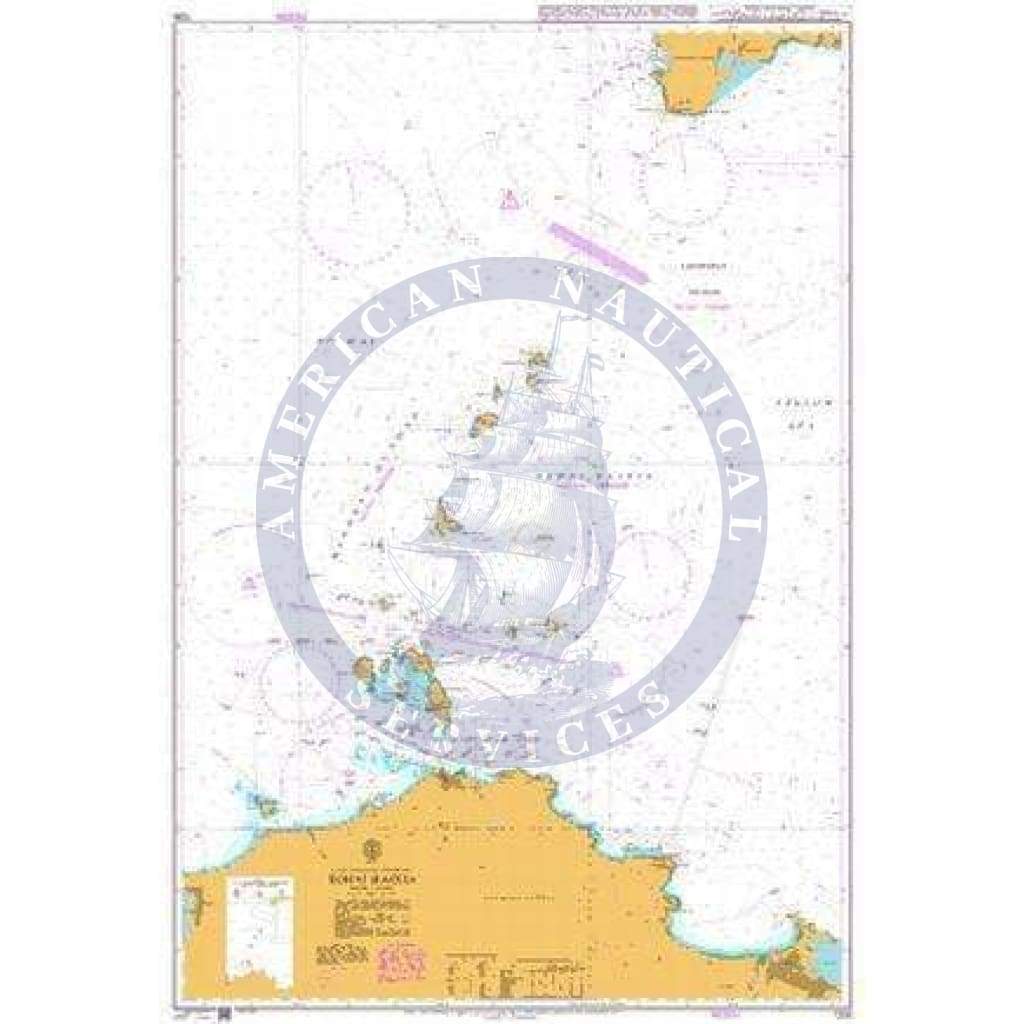 British Admiralty Nautical Chart 1206: Bohai Haixia