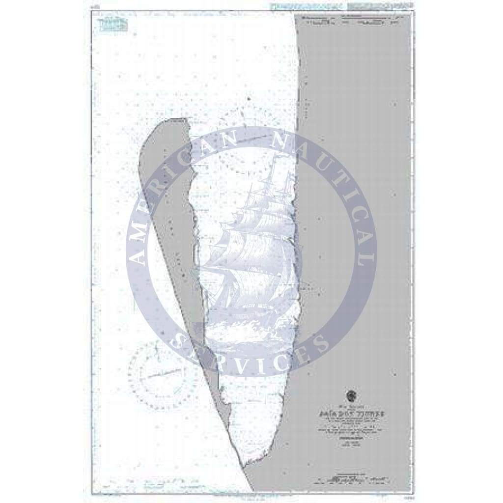 British Admiralty Nautical Chart 1216: Baia dos Tigres
