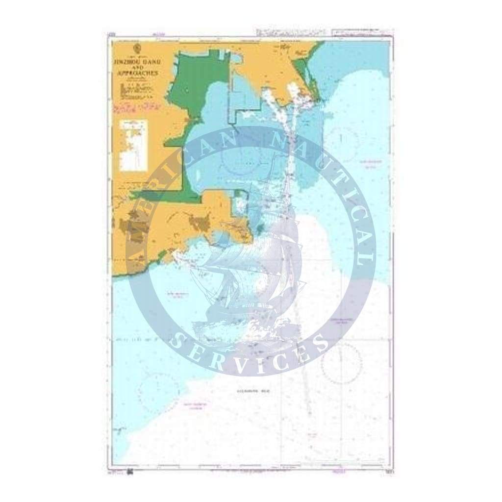 British Admiralty Nautical Chart 1221: China - Bo Hai, Jinzhou Gang and Approaches