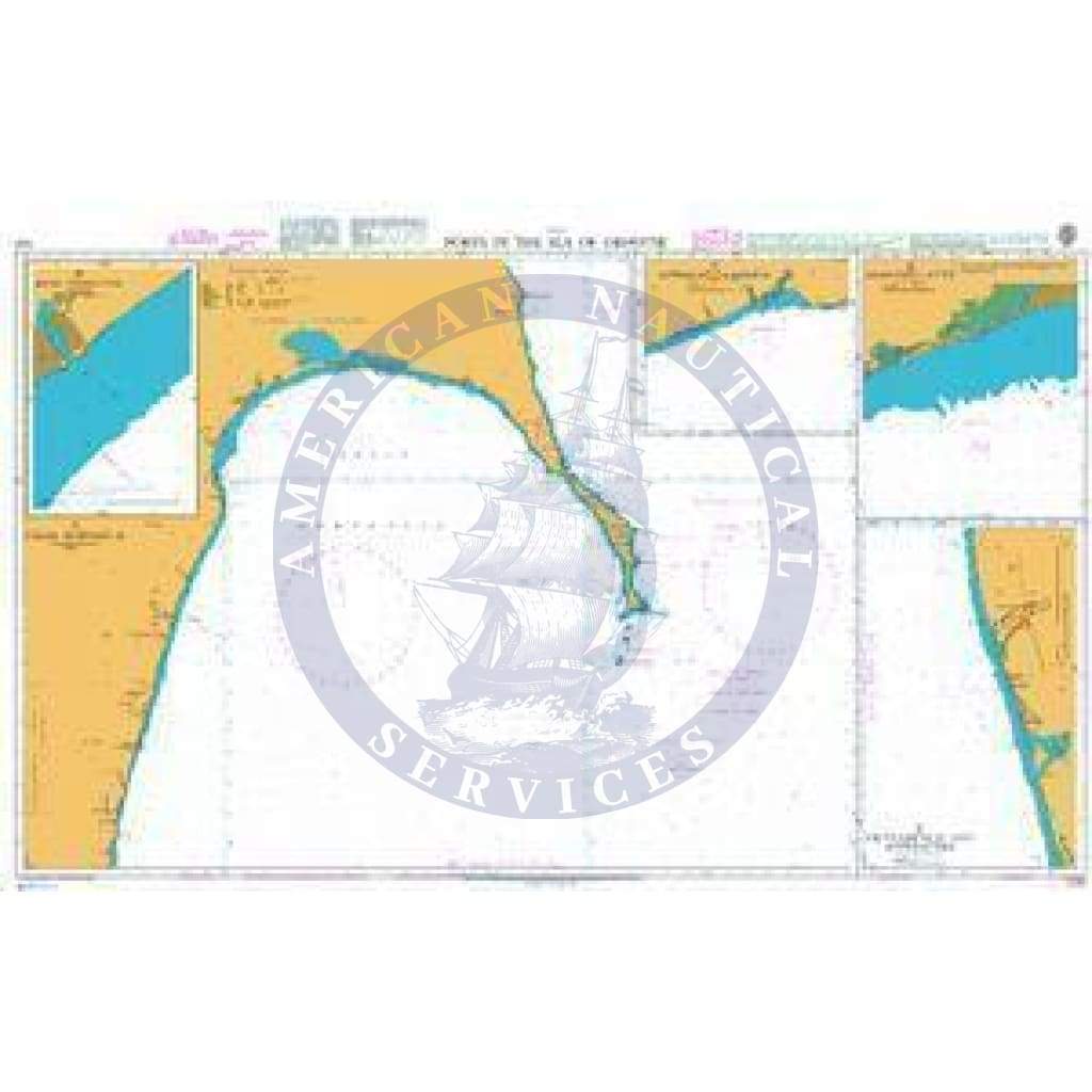 British Admiralty Nautical Chart 1230: Ports in the Sea of Okhotsk