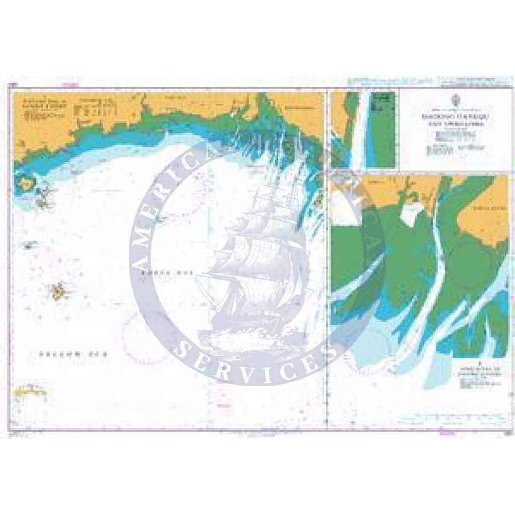 British Admiralty Nautical Chart 1251: Dadong Gangqu and Approaches