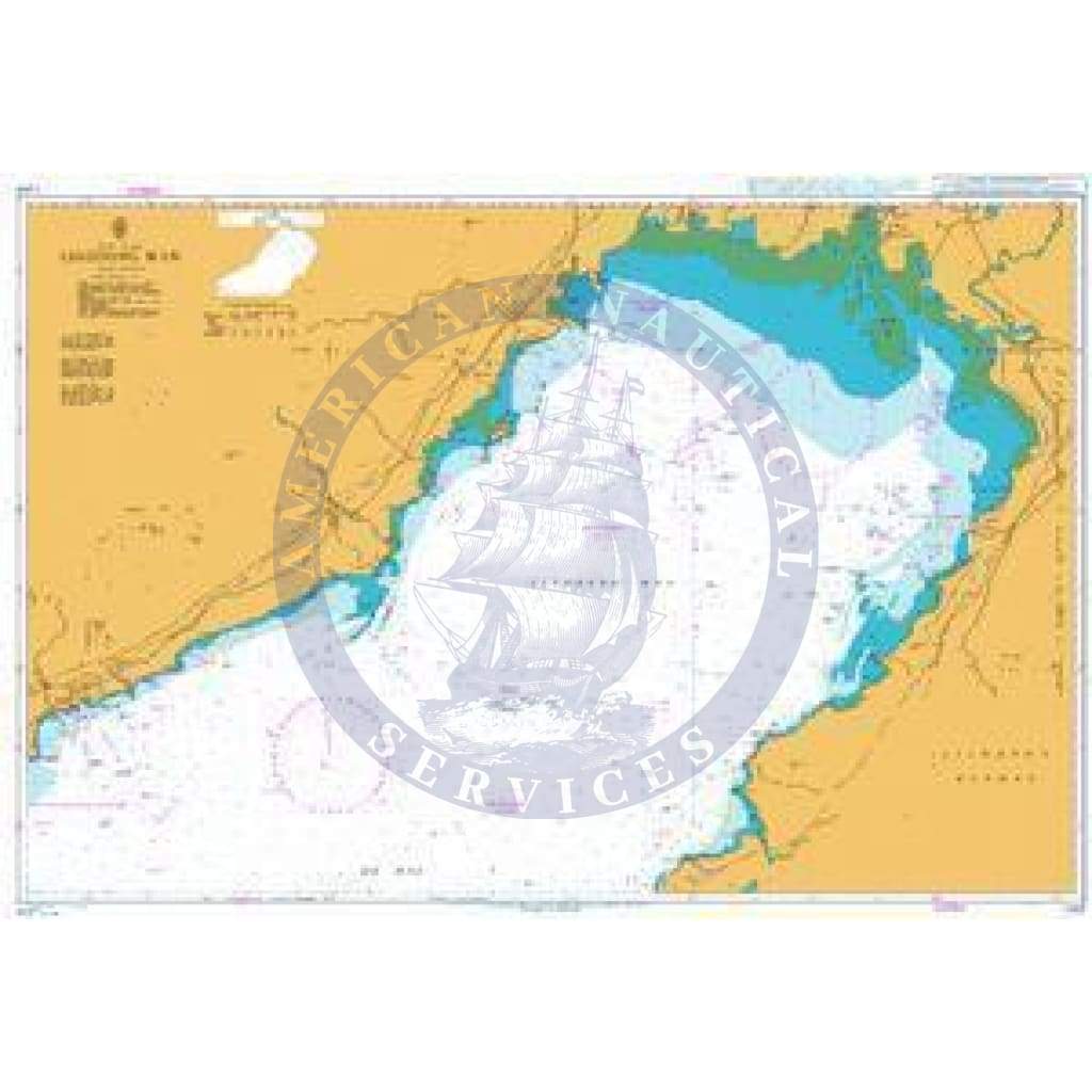 British Admiralty Nautical Chart 1252: Liaodong Wan