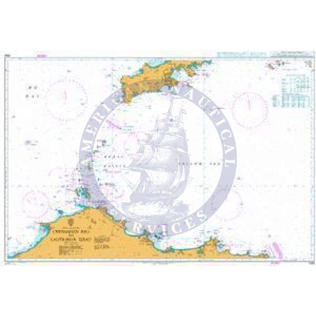 British Admiralty Nautical Chart 1255: China - Yellow Sea, Chengshan Jiao to Laotieshan Xijiao
