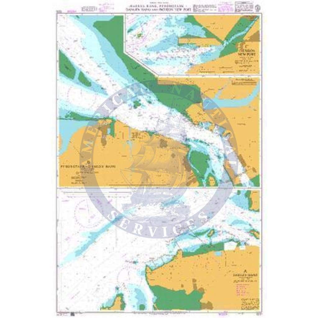 British Admiralty Nautical Chart 1271: Daesan Hang, Pyeongtaek - Dangjin Hang and Incheon New Port