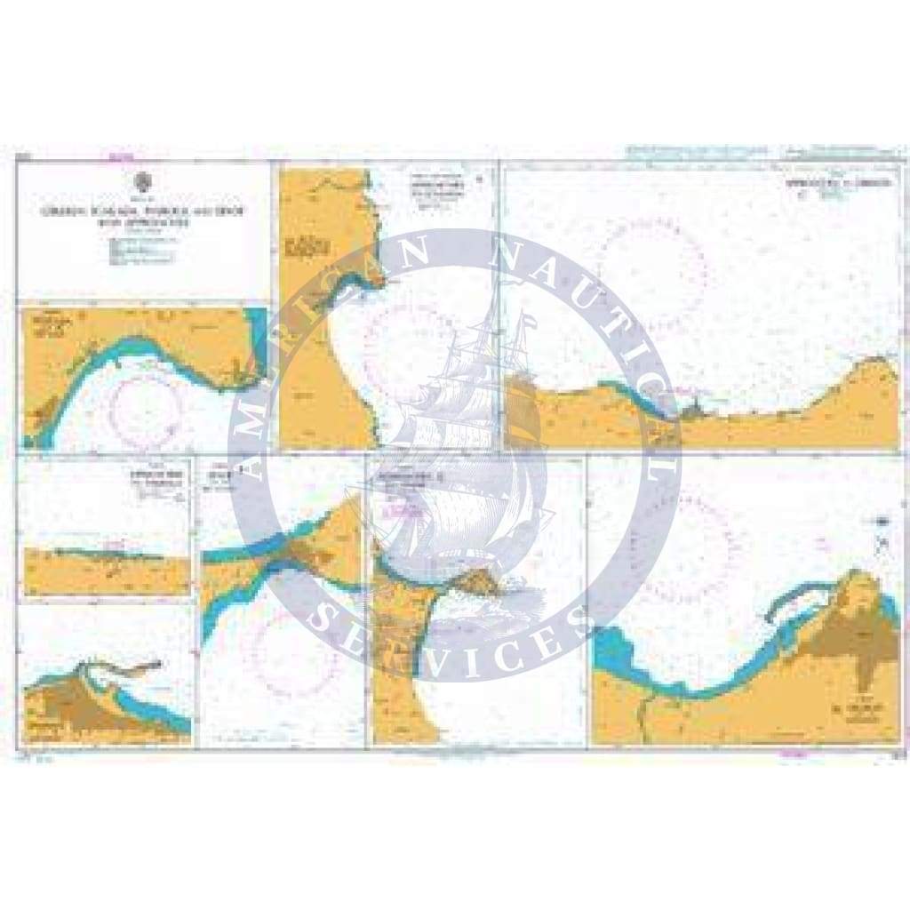 British Admiralty Nautical Chart 1272: Black Sea, Giresun, İğneada, İnebolu and Sinop with Approaches