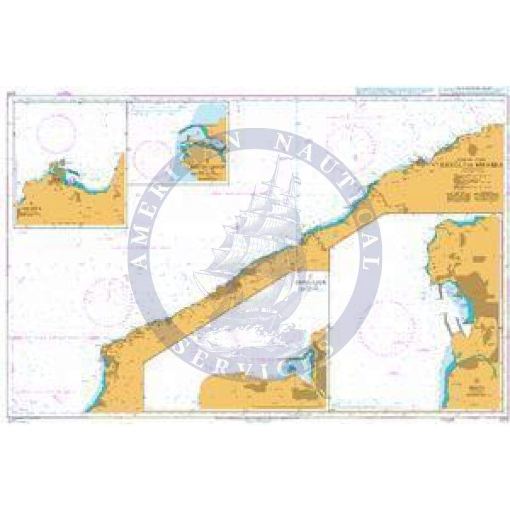 British Admiralty Nautical Chart 1275: Black Sea – Turkey, Eregli to Amasra