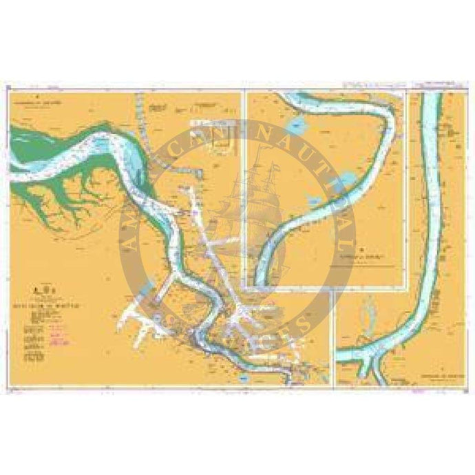 British Admiralty Nautical Chart  128: Netherlands and Belgium, Westerschelde, Baalhoek to Wintam
