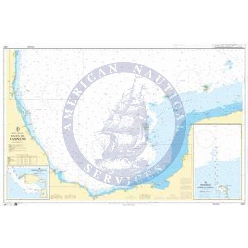 British Admiralty Nautical Chart 1307: Mexico – East Coast, Bahía de Campeche
