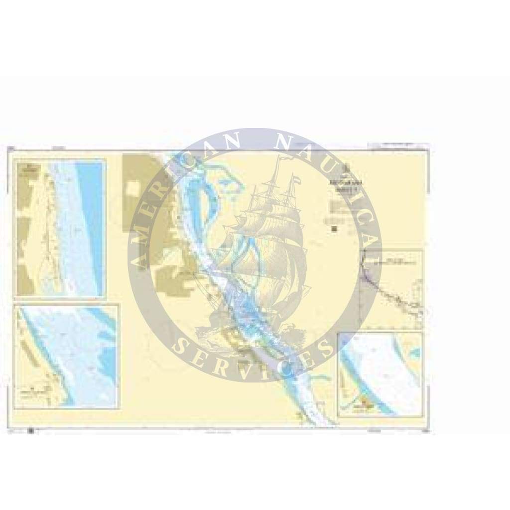 British Admiralty Nautical Chart 1329: Argentina, Río Paraná Sheet 7