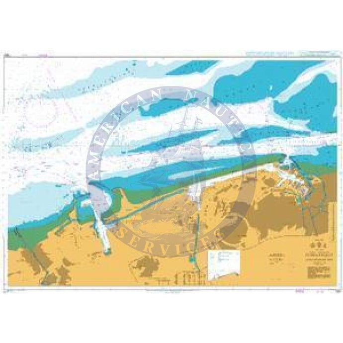 British Admiralty Nautical Chart 1350: France - North Coast, Dunkerque and Approaches