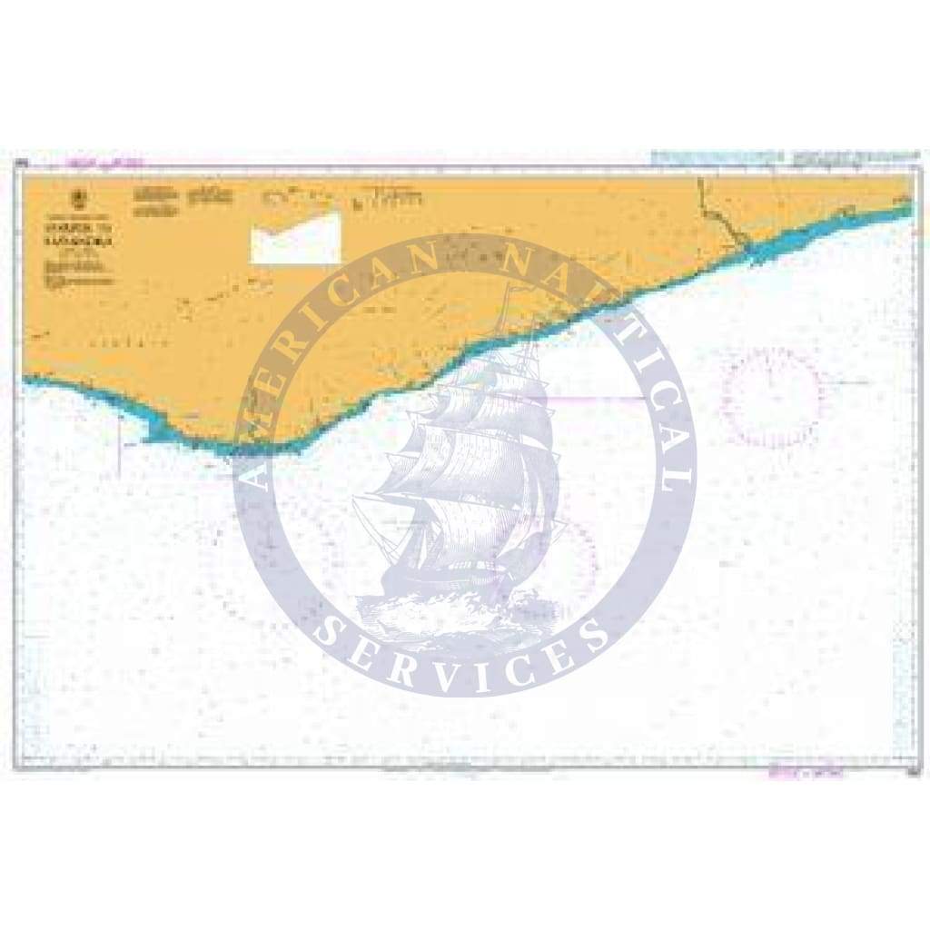 British Admiralty Nautical Chart 1362: Harper to Sassandra