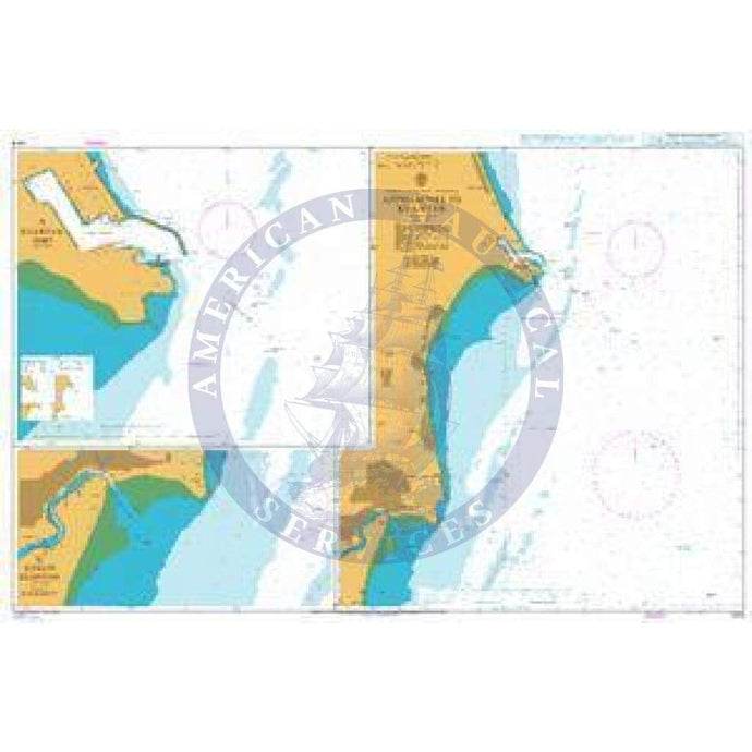 British Admiralty Nautical Chart 1379: Approaches to Kuantan