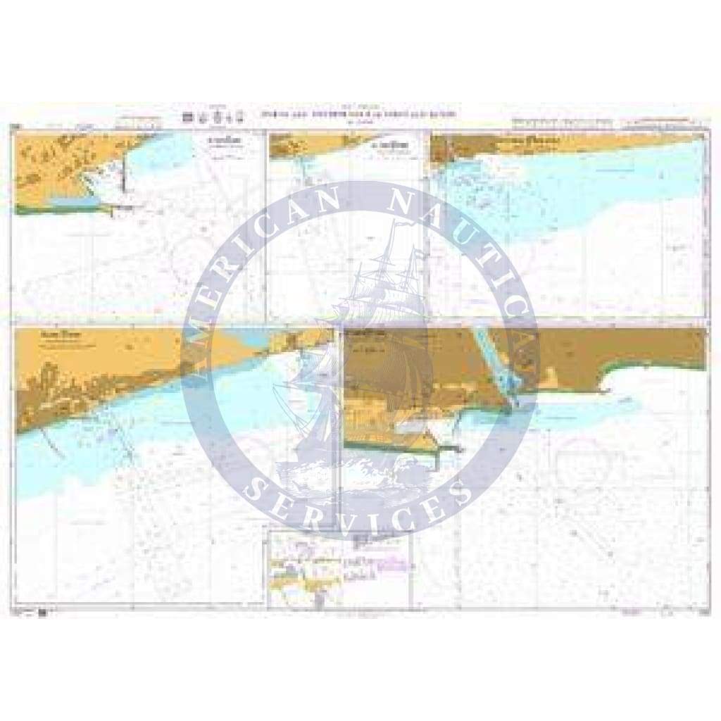 British Admiralty Nautical Chart 1392: Africa - West Coast, Ports and Anchorages in Togo and Benin