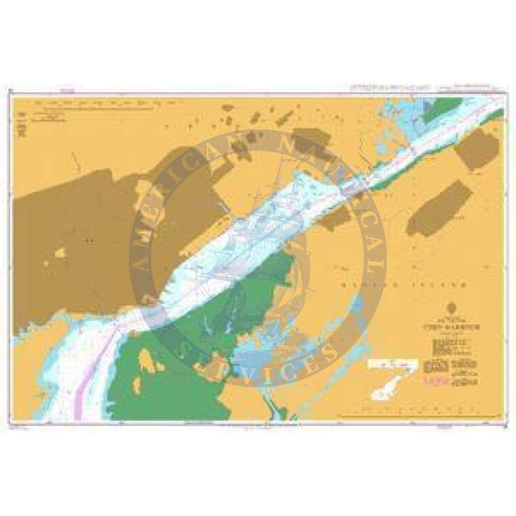 British Admiralty Nautical Chart  14: Cebu Harbour