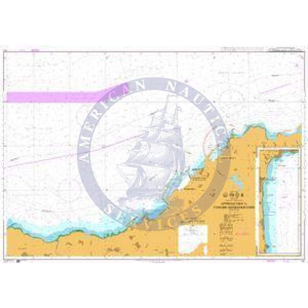 British Admiralty Nautical Chart 141: Morocco - North Coast, Approaches to Tanger-Méditerranée. Ceuta Sud Anchorage