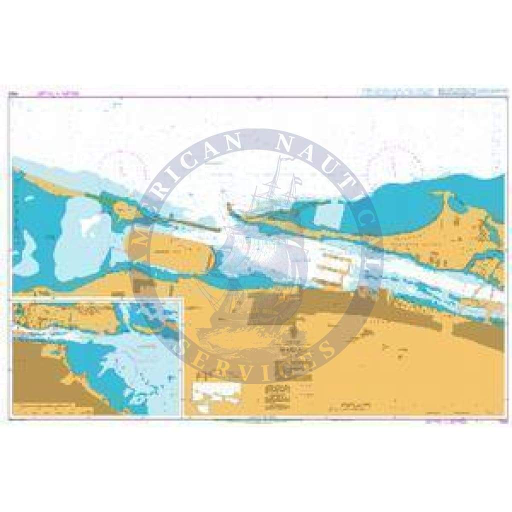 British Admiralty Nautical Chart 1452: Nassau