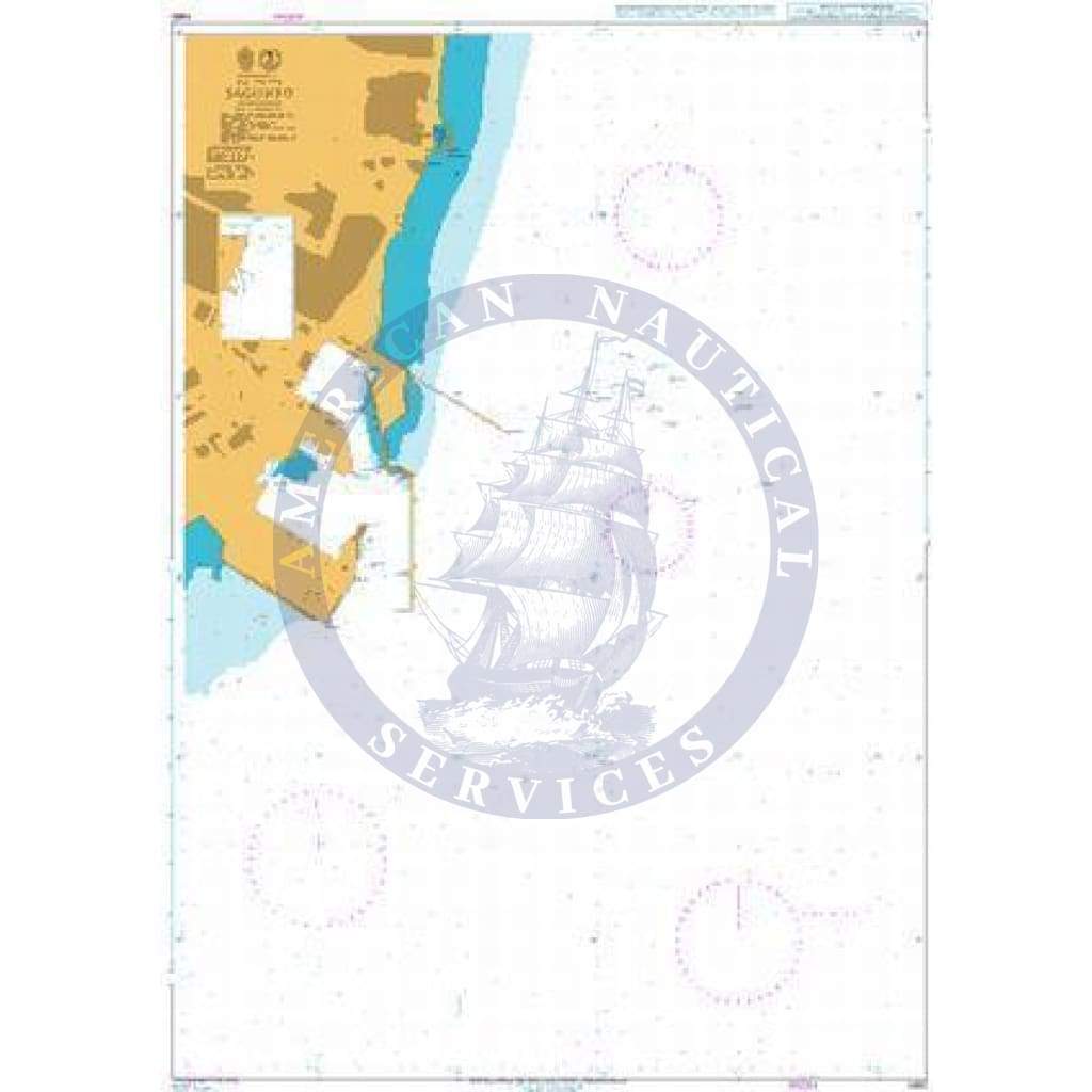 British Admiralty Nautical Chart 1460: Sagunto