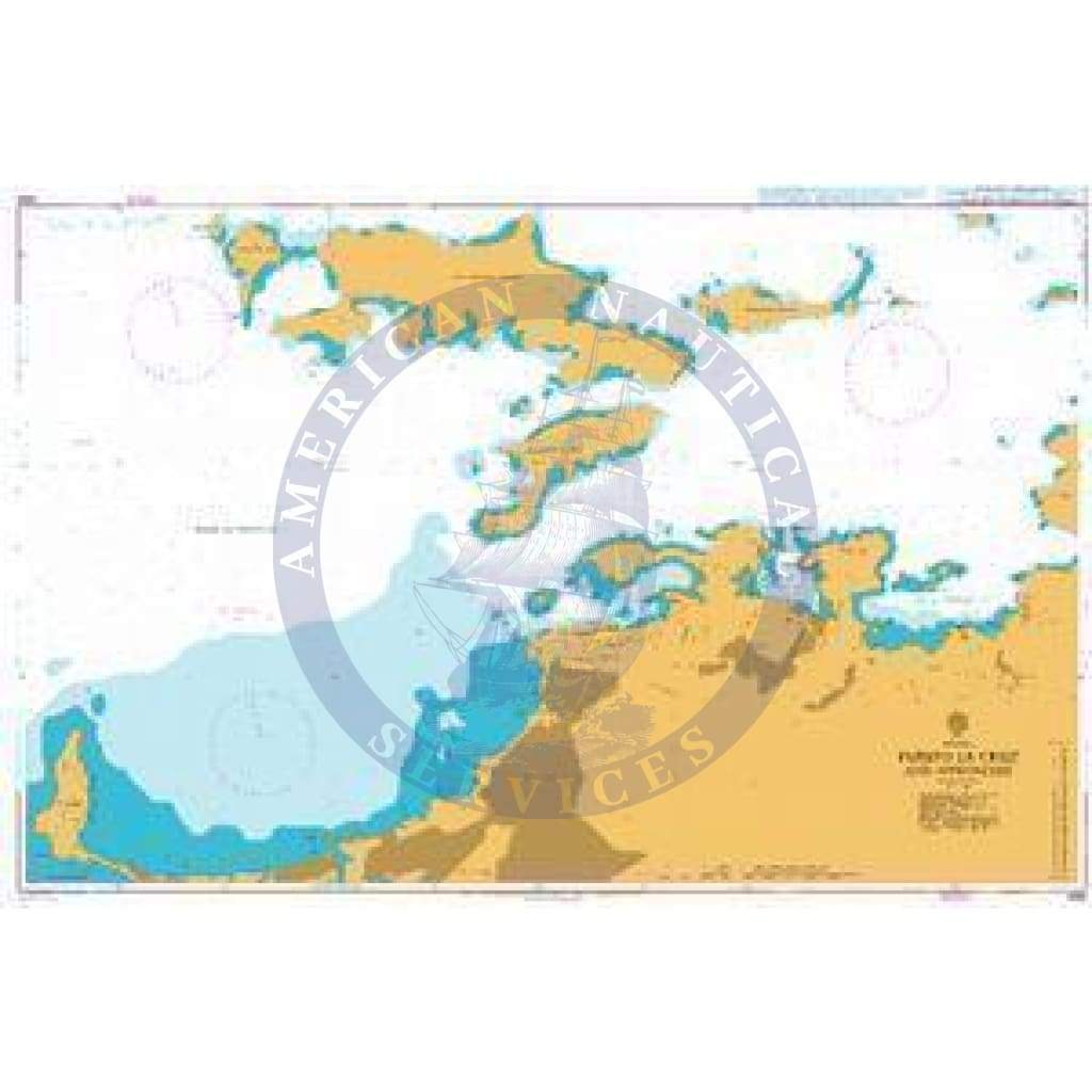 British Admiralty Nautical Chart 1498: Puerto La Cruz and Approaches