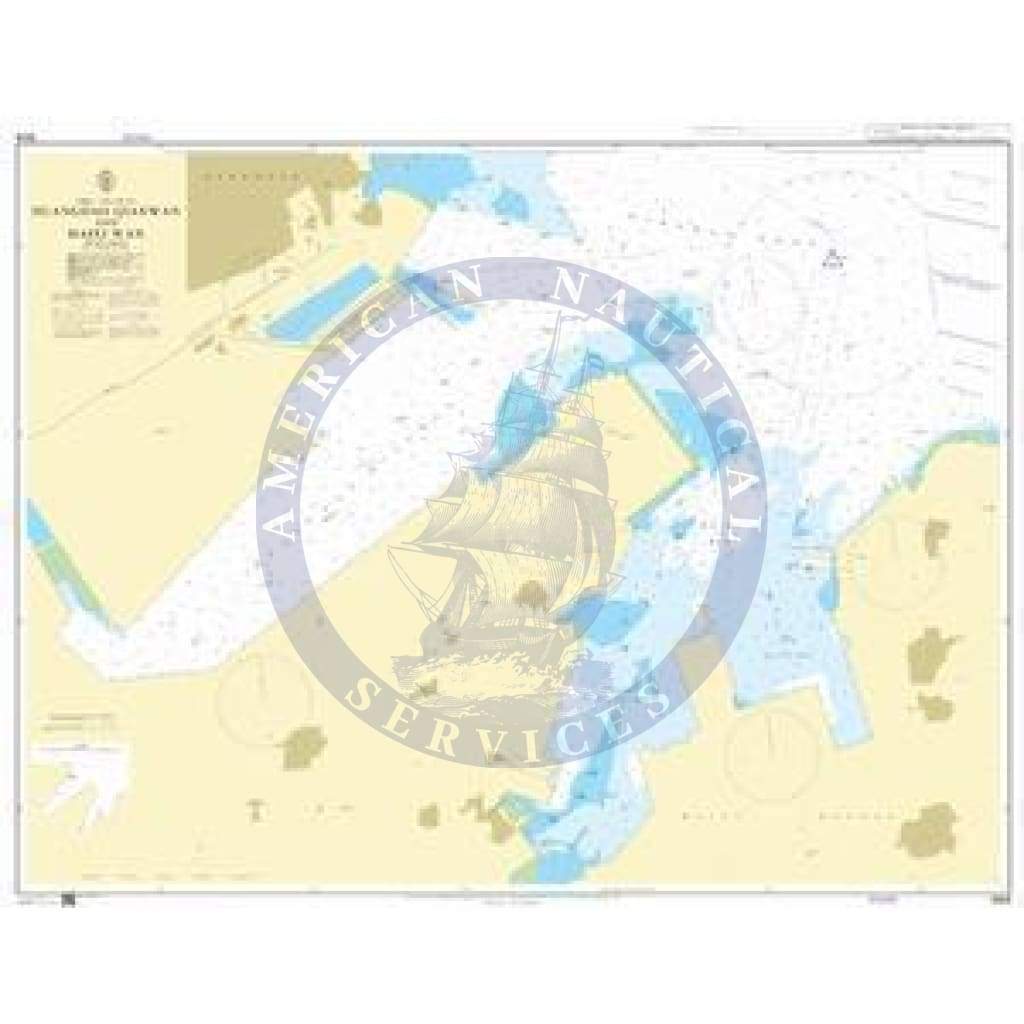 British Admiralty Nautical Chart 1506: Huangdao Qianwan and Haixi Wan