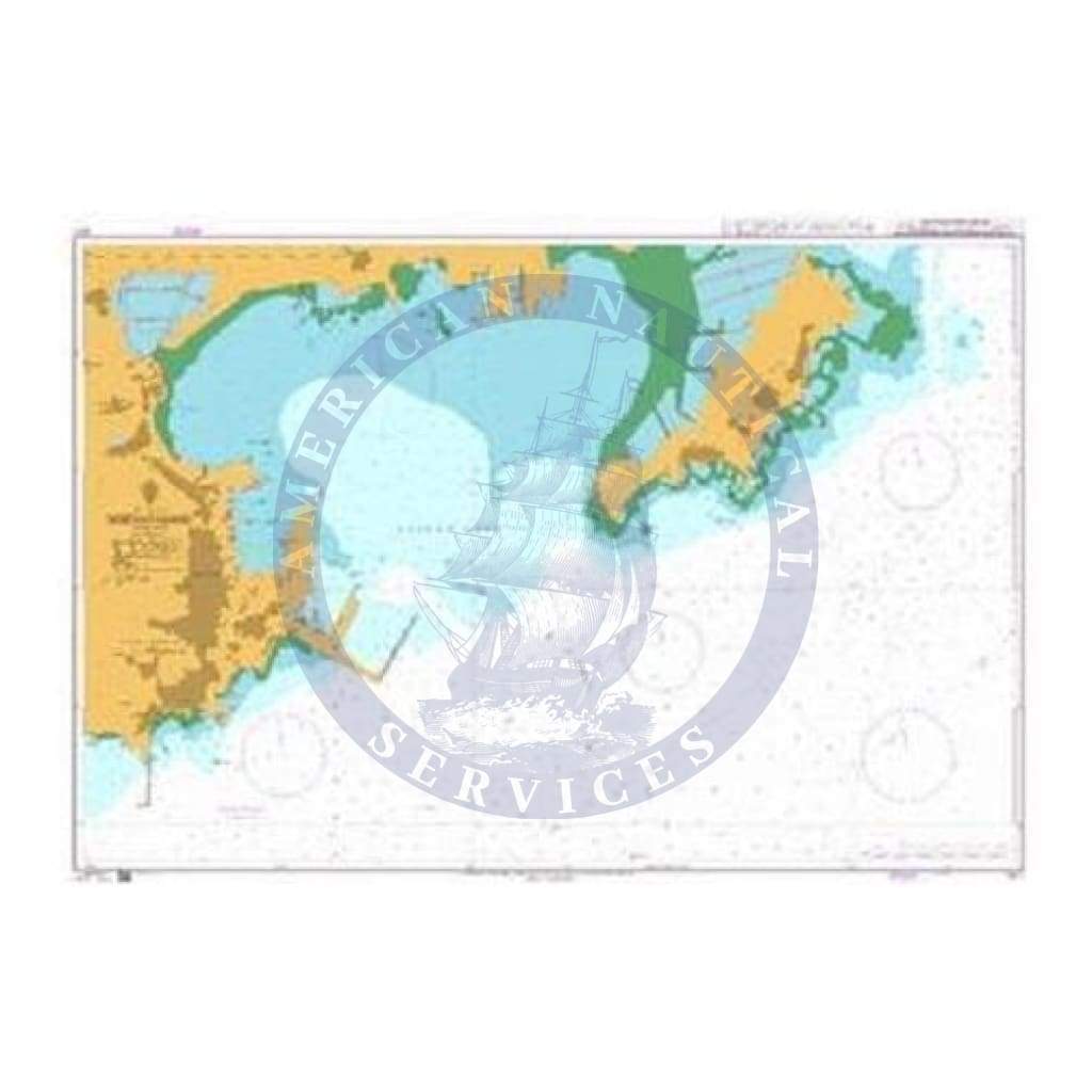 British Admiralty Nautical Chart  1511: China - Yellow Sea, Shidao Gang