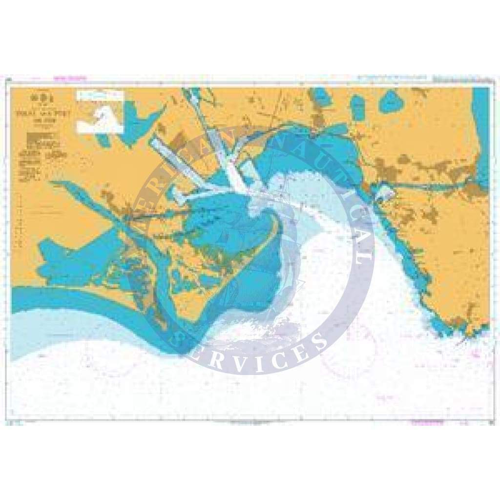 British Admiralty Nautical Chart 155: France – South Coast, Golfe and Port de Fos