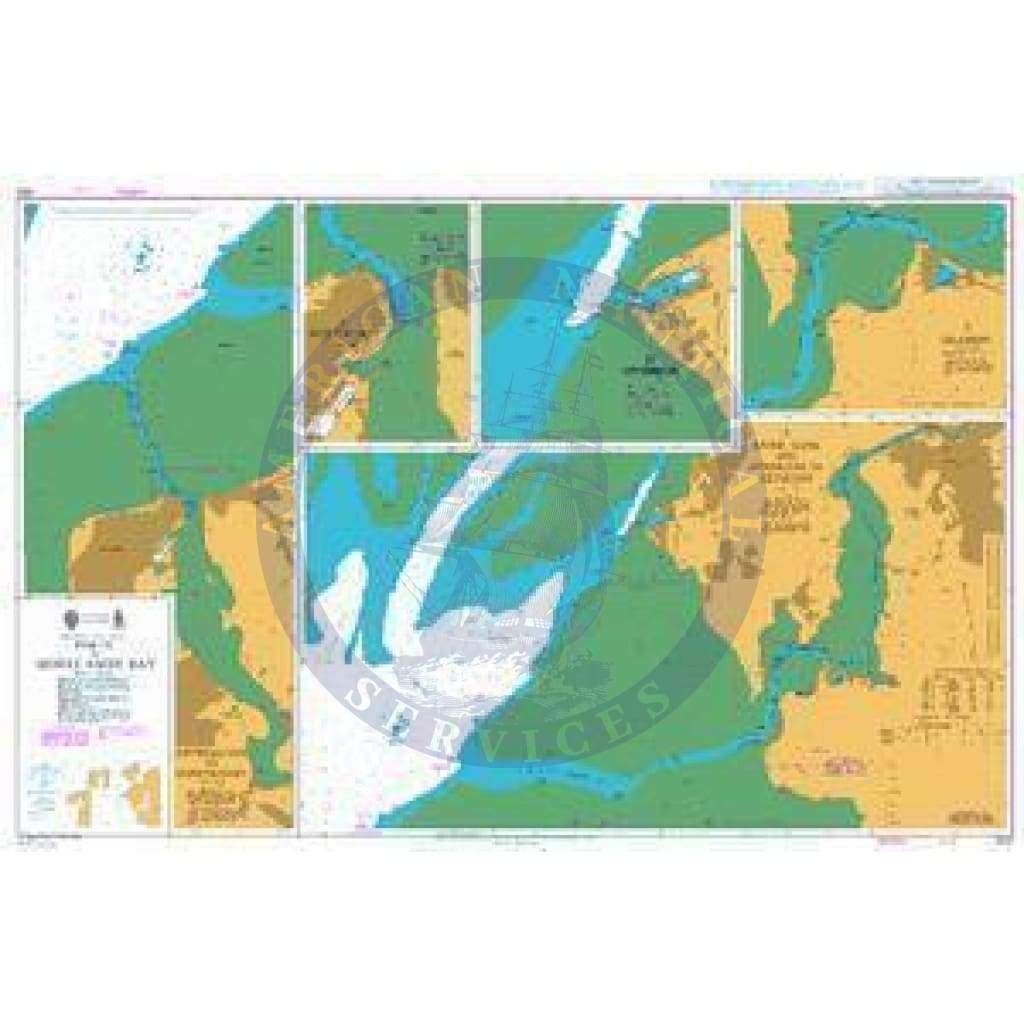 British Admiralty Nautical Chart 1552: Ports in Morecambe Bay