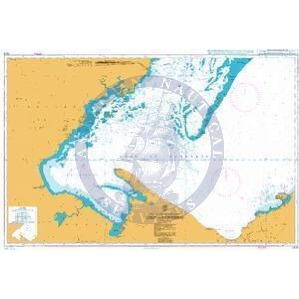 British Admiralty Nautical Chart 1573: Gulf of Honduras
