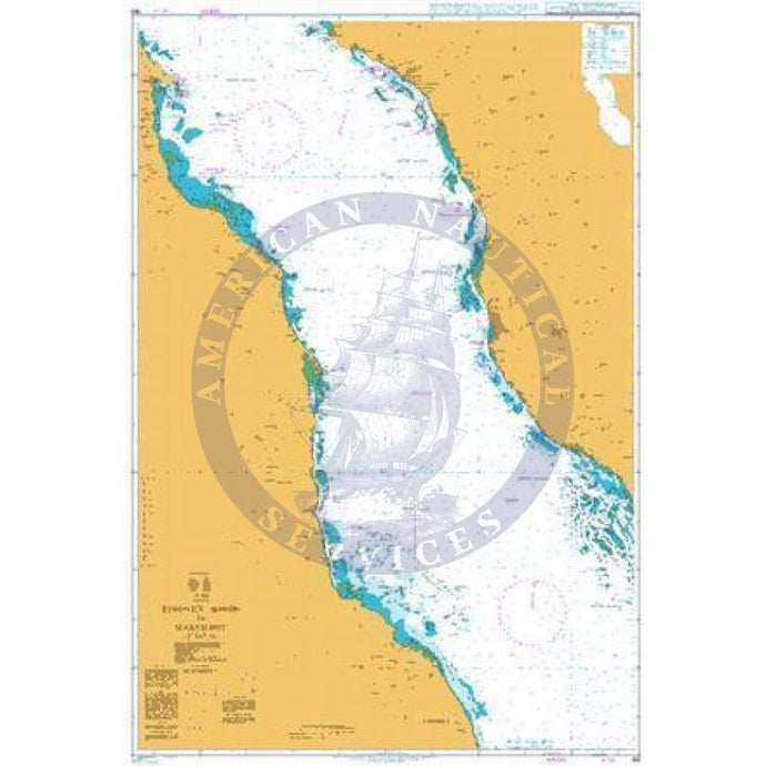 British Admiralty Nautical Chart 158: Berenice (Barnis) to Masamirit