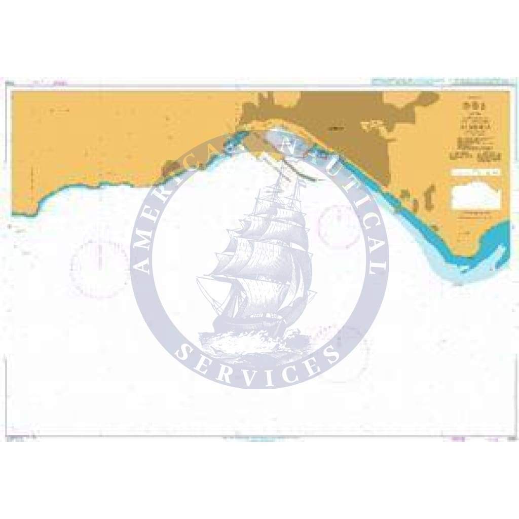 British Admiralty Nautical Chart  1589: Mediterranean Sea, Spain - South Coast, Almería