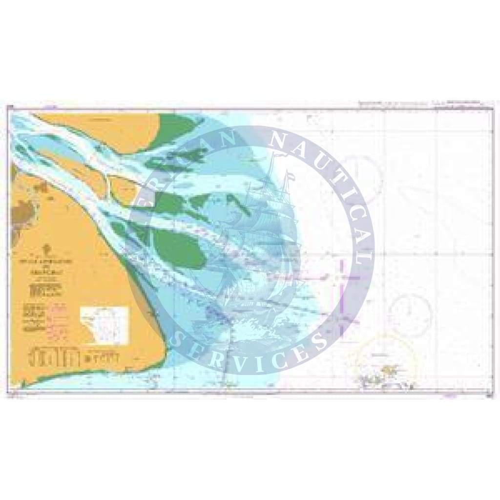 British Admiralty Nautical Chart 1602: China - Chang Jiang, Outer Approaches to Shanghai