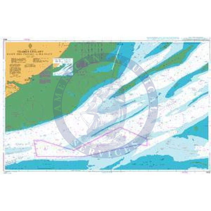 British Admiralty Nautical Chart 1609: England - East Coast, Thames Estuary, Knock John Channel to Sea Reach