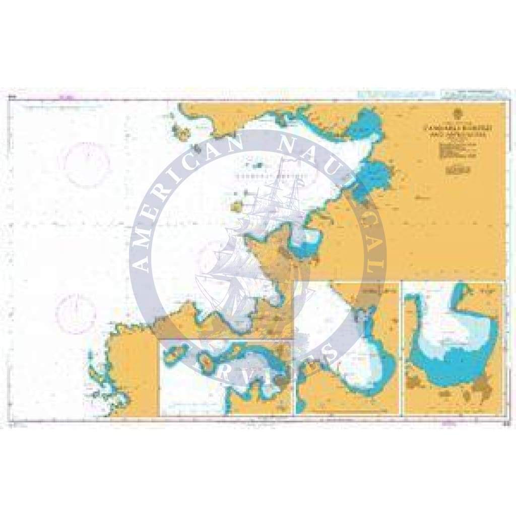 British Admiralty Nautical Chart 1618: Turkey – West Coast, Çandarli Körfezi and Approaches