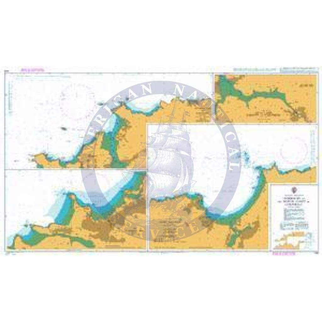 British Admiralty Nautical Chart 1629: Caribbean Sea, Ports and Anchorages on the Coast of Venezuela