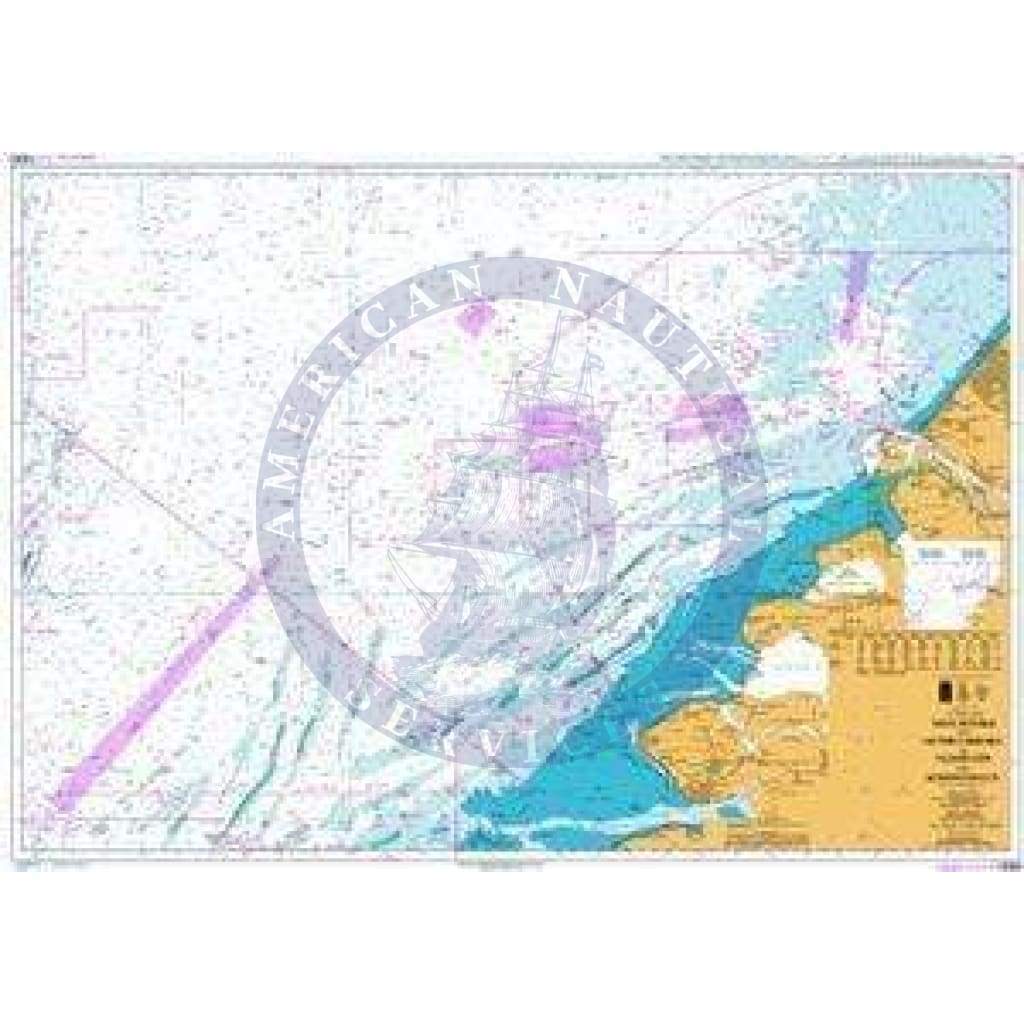 British Admiralty Nautical Chart 1630: West Hinder and Outer Gabbard to Vlissingen and Scheveningen