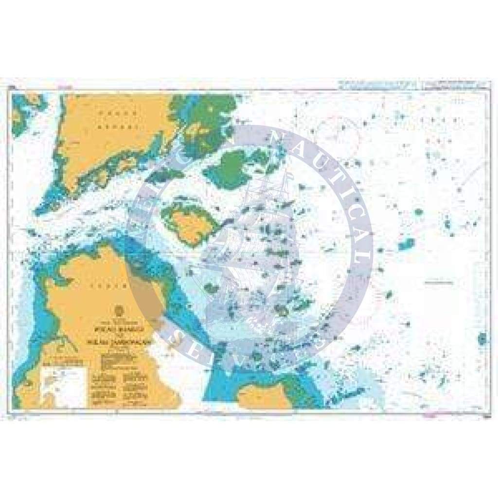 British Admiralty Nautical Chart 1654: Malaysia, Sabah - North East Coast, Pulau Banggi to Pulau Jambongan