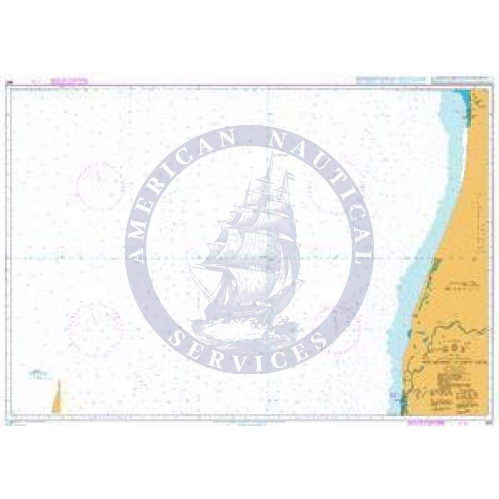 British Admiralty Nautical Chart 1662: Nouakchott to Saint - Louis