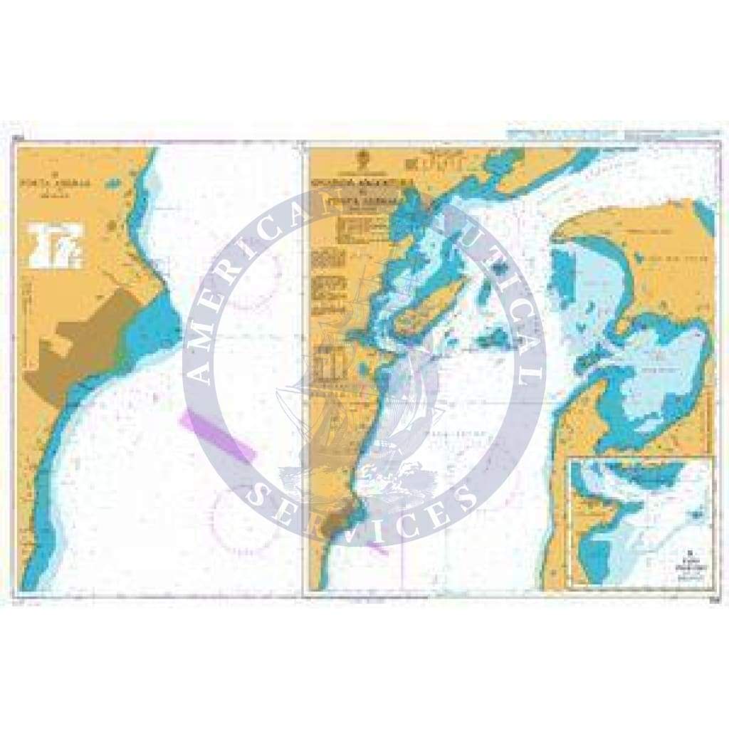 British Admiralty Nautical Chart 1694: Segunda Angostura to Punta Arenas