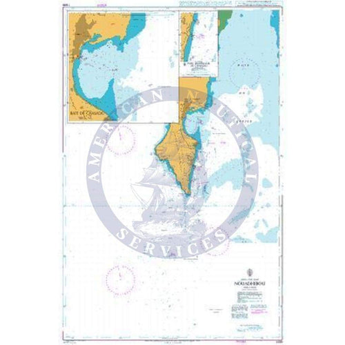 British Admiralty Nautical Chart 1699: Africa - West Coast, Nouadhibou ...