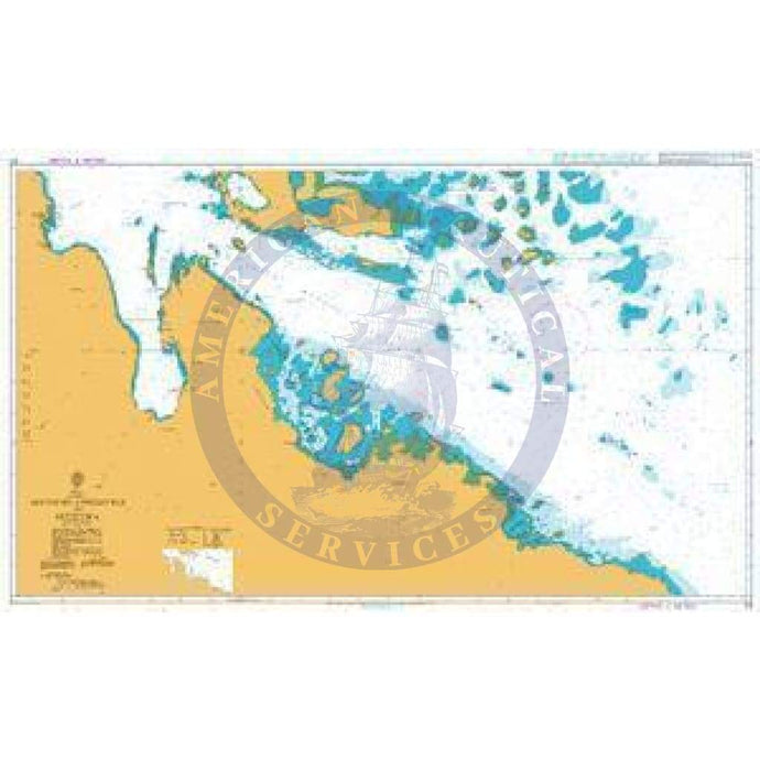 British Admiralty Nautical Chart  171: Southern Approaches to Massawa (Mits'iwa)