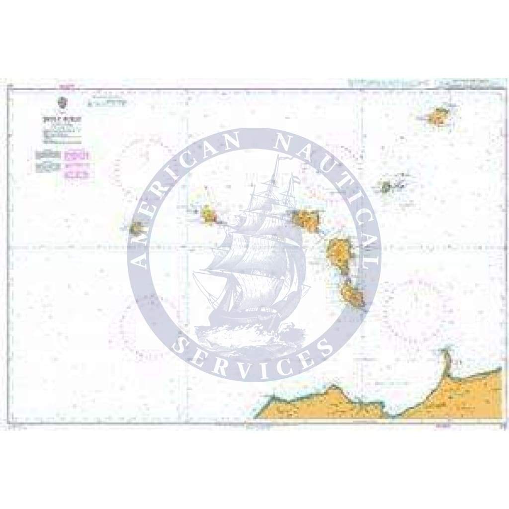 British Admiralty Nautical Chart 172: Isole Eolie